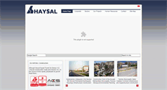Desktop Screenshot of haysal.com.tr